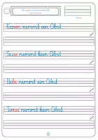 Vorschau - Arbeitsblätter - Schreibschrift Bb - Seite 2