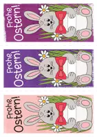 Vorschau - Mal- und Bastelvorlagen - Ostern | Ostergruß für die Osterferien mit Platz für Schokolade - Seite 1