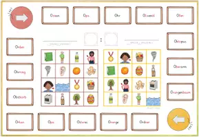 Vorschau - Unterrichtsreihen - Freiarbeit O, Buchstabeneinführung O, 1x Bingo, 2x Domino, differenziert, mit Selbstkontrolle - Seite 2