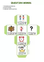 Vorschau - Spiele - Question Words Würfel - Deckblatt
