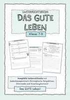 Vorschau - Unterrichtsreihen - Unterrichtsreihe "Das gute Leben" - Deckblatt