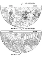 Vorschau - Arbeitsblätter - Wikinger Lesezeichen Leseecke ausmalen Kunst basteln Ausmalbilder - Seite 3