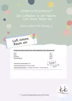 Vorschau - Stundenentwürfe - Unterrichtsentwurf Luftballon in der Flasche Sachunterricht Klasse 2 - Deckblatt