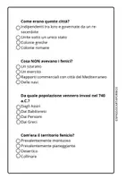 anteprima - Compiti in classe/Test - STORIA CLASSE QUARTA VERIFICA SUI FENICI - Pagina 3