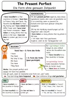 Vorschau - Arbeitsblätter - The Present Perfect - Merkblatt/ Übersichtsposter - Seite 3