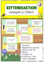 Vorschau - Spiele - Materialpaket Kettenreaktion Kooperative Lesespiele Deutsch - Seite 1