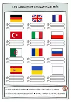 Vorschau - Arbeitsblätter - Langues et Nationalités - Seite 1