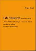 Vorschau - Arbeitsblätter - Literaturtest zu "Deine TikTok-Challenge" von Anna Siebenstein - Deckblatt