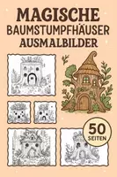 Vorschau - Mal- und Bastelvorlagen - Materialpaket Magische Häuser Ausmalbilder (150 Malvorlagen) - Seite 1