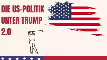 Vorschau - Präsentationen/Tafelbilder - Die US-Politik unter Donald Trump - Deckblatt
