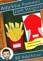 Vorschau - Anderer Materialtyp - Pommes - Adjektive steigern (auch Homeschooling) Rechtschreibung - Deckblatt
