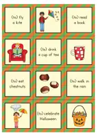 anteprima - Materiale di supporto/inclusione - Autumn Activities Matching Pairs Game (English) / Attività autunnali Gioco delle coppie di abbinamenti (Inglese) - Pagina 2