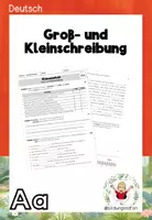Vorschau - Klassenarbeiten - Klassenarbeit Groß- und Kleinschreibung - Deckblatt