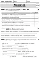 Vorschau - Klassenarbeiten - Klassenarbeit Groß- und Kleinschreibung - Seite 1