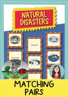 anteprima - Schede informative - Natural Disasters Matching Pairs Game (English) / Gioco di abbinamento dei disastri naturali (inglese) - Pagina di copertina