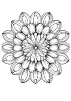 Vorschau - Mal- und Bastelvorlagen - Tulpen Ausmalbilder Blumen ausmalen Zwischendurch - Seite 3