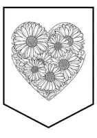 Vorschau - Arbeitsblätter - Gerbera Girlande Mandala zum Ausmalen Blumen Kunstidee Ausmalbilder - Seite 3