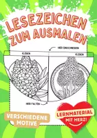 Vorschau - Arbeitsblätter - Hyazinthe Lesezeichen Leseecke Mandala Blumen Kunst basteln Ausmalbilder - Deckblatt