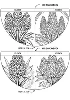 Vorschau - Arbeitsblätter - Hyazinthe Lesezeichen Leseecke Mandala Blumen Kunst basteln Ausmalbilder - Seite 3