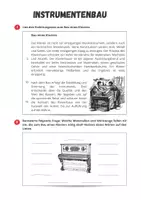 Vorschau - Arbeitsblätter - Tasteninstrumente ⎮ Das Klavier - Instrumentenbau und Klangeigenschaften - Seite 1