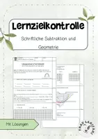 Vorschau - Arbeitsblätter - Materialpaket Lernzielkontrollen Mathematik KL 3-4 - Seite 1