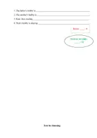 Попередній перегляд - ДІАГНОСТИЧНА РОБОТА №6. 5 КЛАС ГР 1 (СПРИЙНЯТТЯ УСНОЇ ІНФОРМАЦІЇ LET'S HAVE FUN! + ВІДПОВІДІ - Сторінка 2