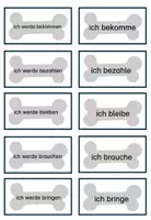 Vorschau - Stationenlernen - Zwillinge finden Futur Präsens Deutsch 4. Klasse Schulhund Hundeklasse - Seite 1