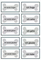 Vorschau - Stationenlernen - Zwillinge finden Futur Präsens Deutsch 4. Klasse Schulhund Hundeklasse - Seite 3