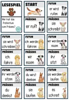 Vorschau - Spiele - Lesespiel Futur Präsens Deutsch 4. Klasse Hundeklasse Schulhund - Seite 1