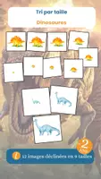 Aperçu - Jeux - Le tri par taille des dinosaures - Page de couverture
