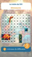 Aperçu - Apprentissages en autonomie - La table de 100 des dinosaures - Page de couverture