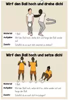Vorschau - Stationenlernen - Ballschule (Übungskarten) - Seite 3