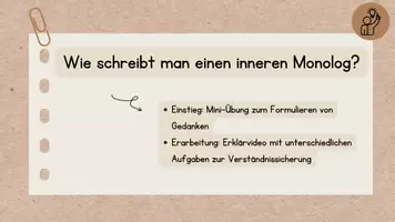 Vorschau - Arbeitsblätter - Materialpaket: innerer Monolog - Seite 2