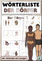 Vorschau - Spiele - Materialpaket "Kopf und Körper" und "Ich bin krank" DaZ / DaF / Deutsch - Seite 1