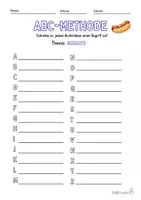 Vorschau - Arbeitsblätter - Vertretungsstunde - ABC-Methode - Seite 1