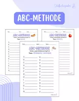 Vorschau - Arbeitsblätter - Vertretungsstunde - ABC-Methode - Deckblatt