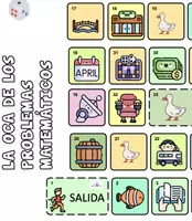 Vista previa - Juegos / Gamificación - La Oca de los problemas matemáticos - Portada
