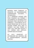 Vista previa - Tarjetas / Manipulativos - Los animales - página 1