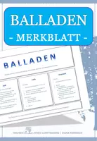 Vorschau - Merkblätter - Deutsch: Merkblatt Balladen - Deckblatt
