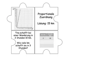 Vorschau - Spiele - Puzzle zu proportionalen und antiproportionalen Zuordnungen - Seite 3
