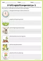 Vorschau - Arbeitsblätter - Frühling im Deutschunterricht - Rechtschreibübungen - 2. Klasse - Seite 2