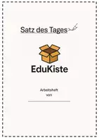 Vorschau - Arbeitsblätter - Satz des Tages - Deckblatt