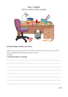 Vorschau - Test - TEST English 5 / "(to) be", Colours, Numbers, Spelling & School Objects / ESL / - Seite 3
