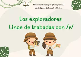 Vista previa - Juegos / Gamificación - Los exploradores: Lince de trabadas con R - página 1