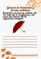 Vista previa - Hojas de trabajo - Hola Otoño @tallerentrenamientocognitivo - página 2