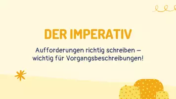 Vorschau - Poster - Der Imperativ - Deckblatt