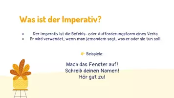 Vorschau - Poster - Der Imperativ - Seite 1