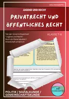 Vorschau - Stundenentwürfe - Privatrecht und öffentliches Recht - Jugend und Recht - Deckblatt