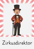 Vorschau - Poster - Berufe im Zirkus_Bild- und Wortkarten - Seite 1