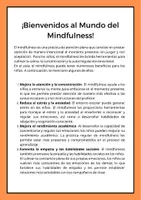 Vista previa - Hojas de trabajo - GRATIS #6: Guía Rápida para Introducir Mindfulness en el Aula de Primaria - página 1